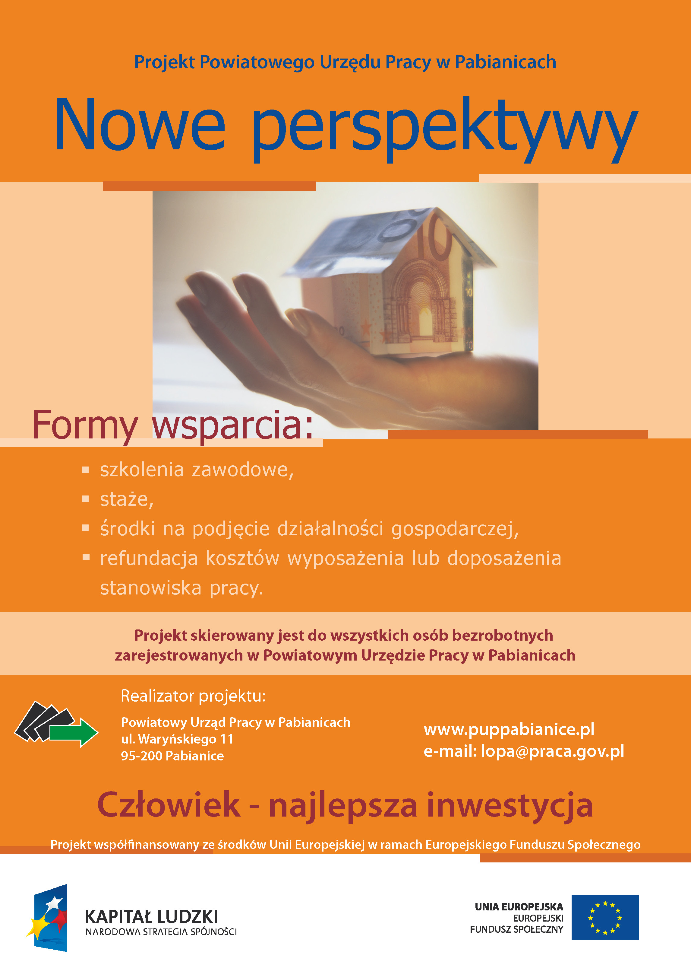 Nowe perspektywy - plakat projektu